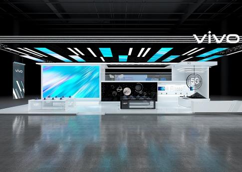 Vivo手機博覽會電子展臺設(shè)計搭建案例分析及北京展臺搭建公司